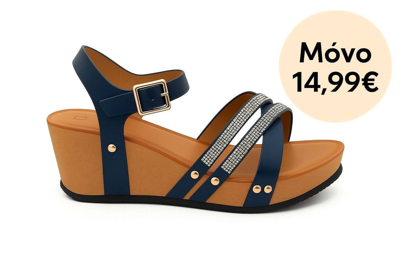 Γυναικεία ανατομική πλατφόρμα με στράσακια